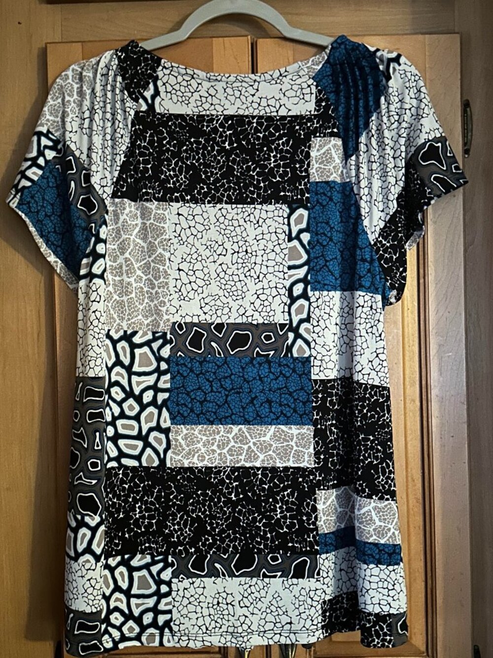 Style & Co. Patchwork Top XL - Picture 2 of 3